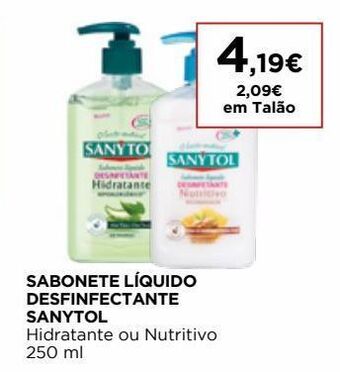 Sabonete líquido sanytol