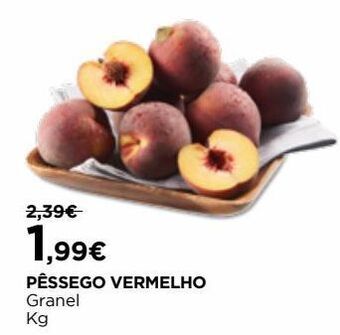 El Corte Inglés Pêssego promoção