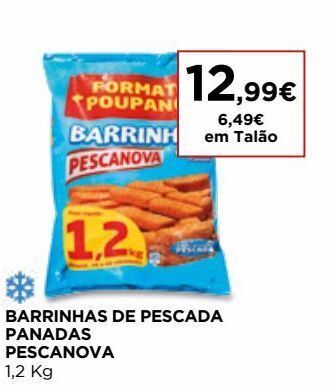 El Corte Inglés Palitos de peixe pescanova promoção
