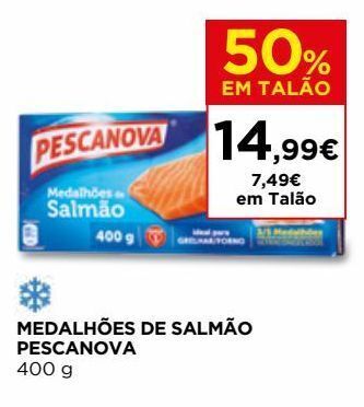 El Corte Inglés Salmão em massa folhada pescanova promoção