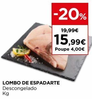 El Corte Inglés Peixe espada promoção