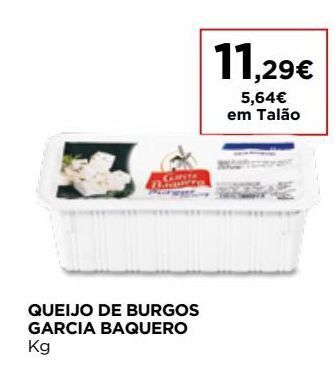 El Corte Inglés Queijos garcía baquero promoção