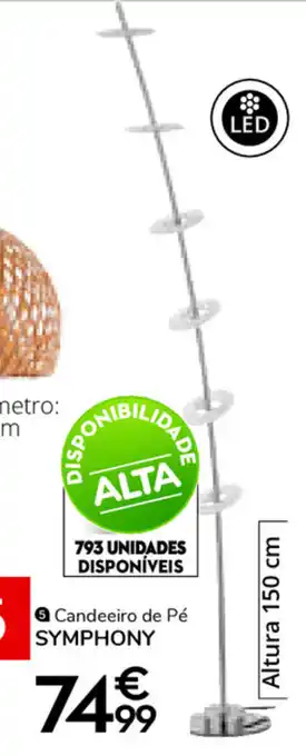Conforama Symphony Candeeiro de Pé promoção
