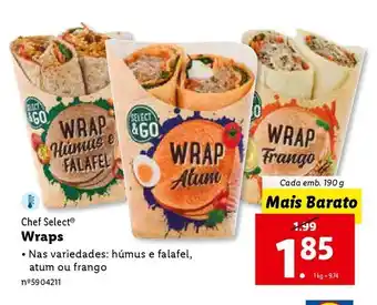 Lidl Comida mexicana chef select promoção
