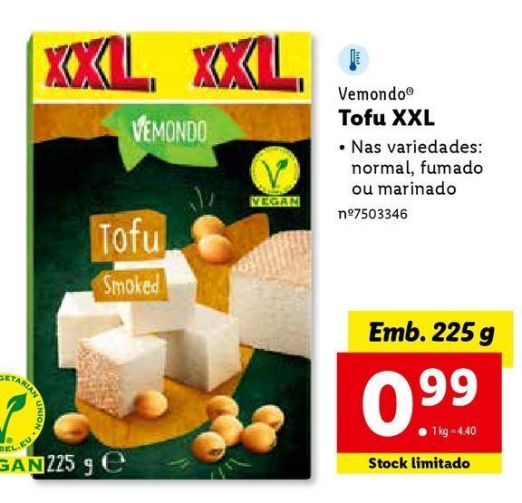 Promoção Tofus vemondo em Lidl