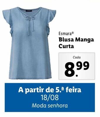 Lidl Blusa promoção