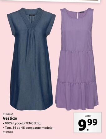 Lidl Vestido promoção