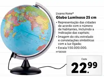 Lidl Globo mundial promoção