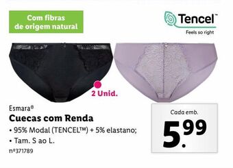 Lidl Cuecas promoção