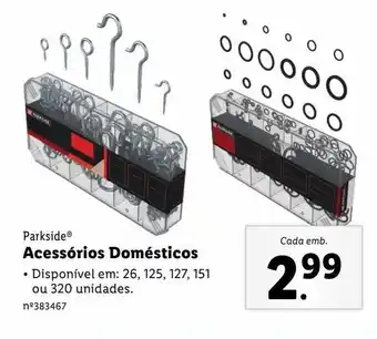 Lidl Acessórios domésticos promoção