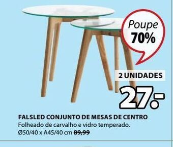 JYSK Mesa de centro promoção