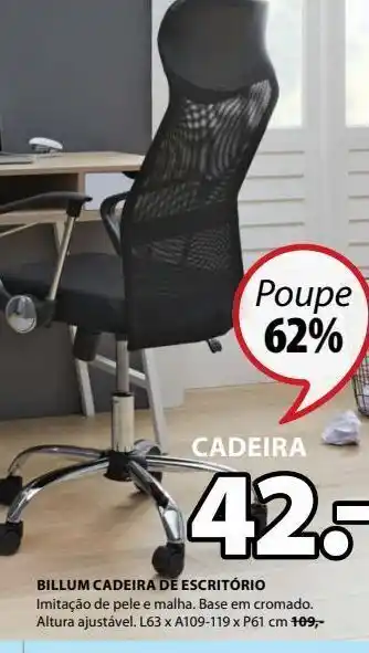 JYSK Cadeira giratória promoção