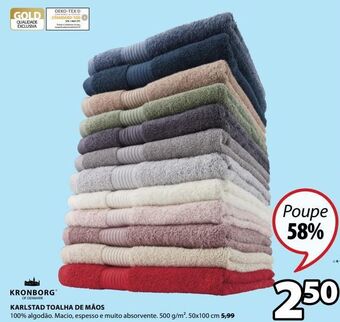 JYSK Toalha promoção