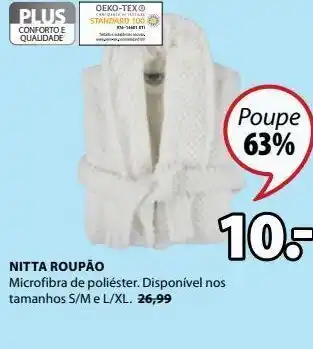 JYSK Roupao de banho promoção
