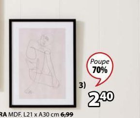 JYSK Molduras de madeira promoção