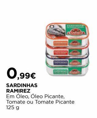 El Corte Inglés Sardinhas ramirez promoção