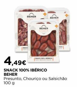 El Corte Inglés Snacks promoção