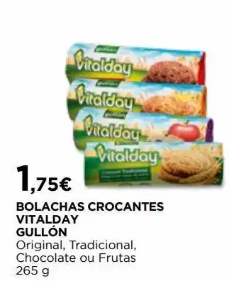 El Corte Inglés Biscoitos vitalday promoção