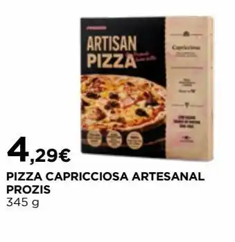 El Corte Inglés Pizza congelada prozis promoção