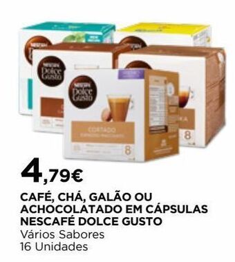 Cápsulas de café dolce gusto