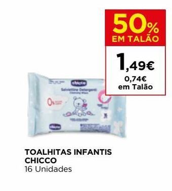 Toalhas umedecidas chicco