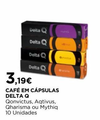 El Corte Inglés Cápsulas de café delta q promoção