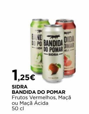 El Corte Inglés Sidra bandida do pomar promoção