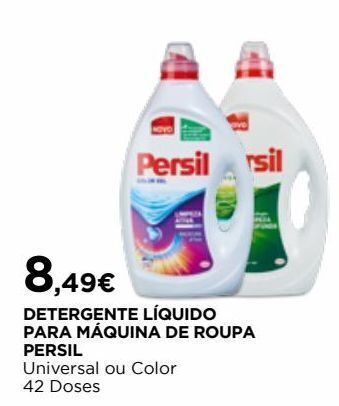 El Corte Inglés Detergente líquido persil promoção