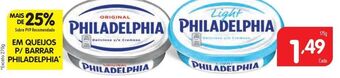 Queijos philadelphia