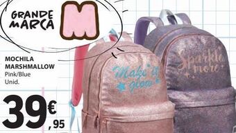 E.Leclerc Mochila marshmallow promoção