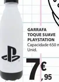 Garrafa toque suave playstation