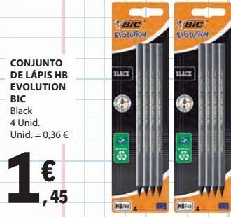 E.Leclerc Conjunto de lápis hb evolution bic promoção