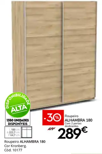 Conforama Alhambra 180 Roupeiro promoção