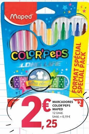 E.Leclerc Marcadores color'peps maped promoção