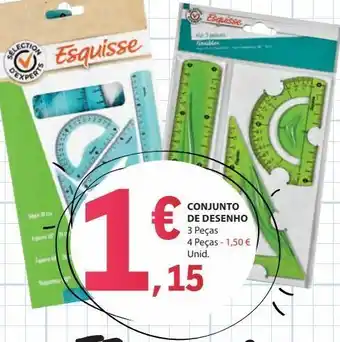 E.Leclerc Conjunto de desenho esquisse promoção