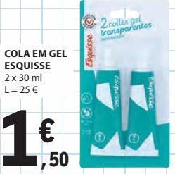 E.Leclerc Cola em gel esquisse promoção