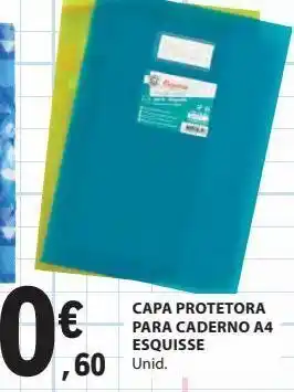 E.Leclerc Capa protetora para caderno a4 esquisse promoção