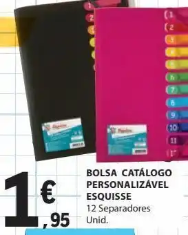 E.Leclerc Bolsa catálogo personalizável esquisse promoção