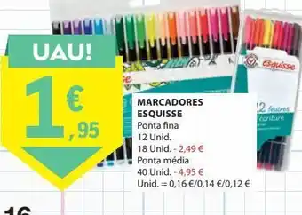 E.Leclerc Marcadores esquisse promoção