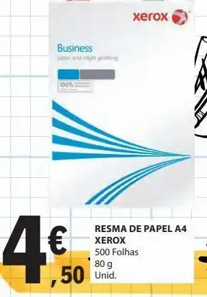 E.Leclerc Resma papel a4 xerox promoção