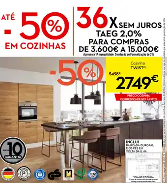 Conforama Twist Cozinha promoção