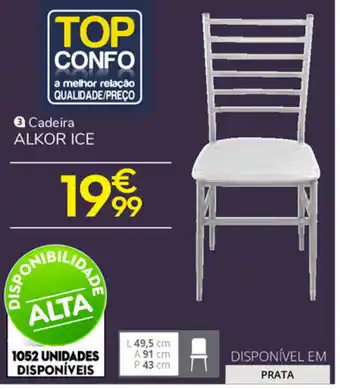Conforama Alkor Ice Cadeira promoção