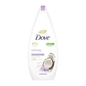 ALDI Dove gel de banho coconut milk promoção