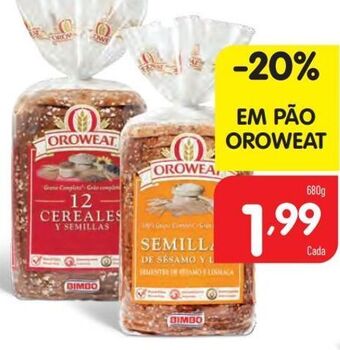 Minipreço Pão de forma oroweat promoção