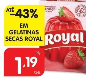 Minipreço Gelatina royal promoção
