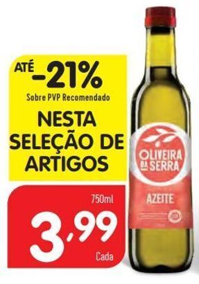 Minipreço Azeite extravirgem oliveira da serra promoção