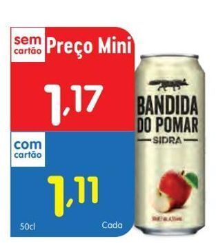 Minipreço Sidra bandida do pomar promoção