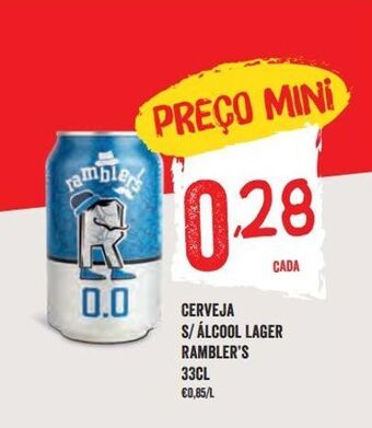Minipreço Cerveja sem álcool promoção