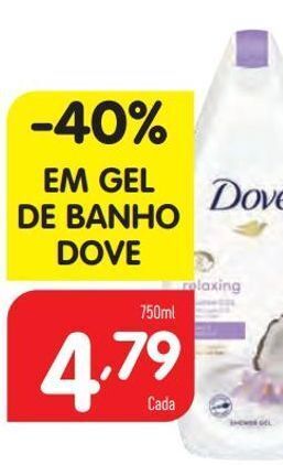 Gel de banho dove