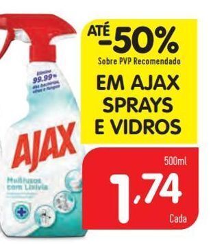 Minipreço Limpadores ajax promoção